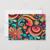 レトロな70年代 出欠カード (裏面)