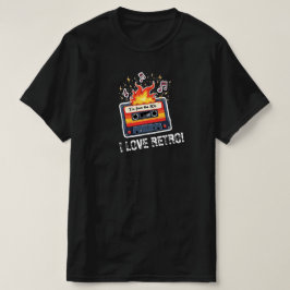 レトロな80年代のカセットテープTシャツ – I Love Retro Tシャツ