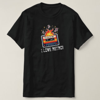 レトロな80年代のカセットテープTシャツ – I Love Retro Tシャツ