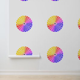 レトロな80年代の pixel 化されたガラスのピラミッド チェックボード 壁紙