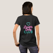 レトロな80年代ネオン・ラバーズ・オンリー・クラブの心  Tシャツ (裏面フル)