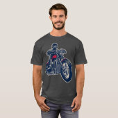 レトロな90年代のバイク Tシャツ (正面フル)