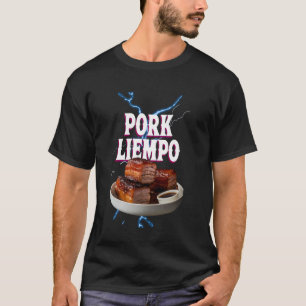 レトロな90年代風ブートレグラップスタイルのPork Liempo Meme ファンアイテム Tシャツ