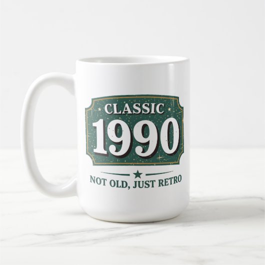 レトロな90年代 ヴィンテージ コーヒーマグカップ (左)