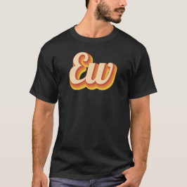 レトロな「エッ」 Tシャツ