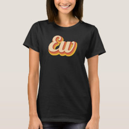 レトロな「エッ」 Tシャツ