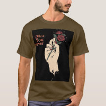 レトロな「愛してる」グラフィックTシャツ - ヴィンテージ
