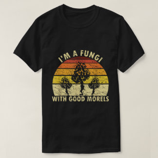 レトロな「良いモレル菌類です」Tシャツ Tシャツ