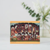 レトロな Rehoboth Beach ポストカード (スタンド正面)