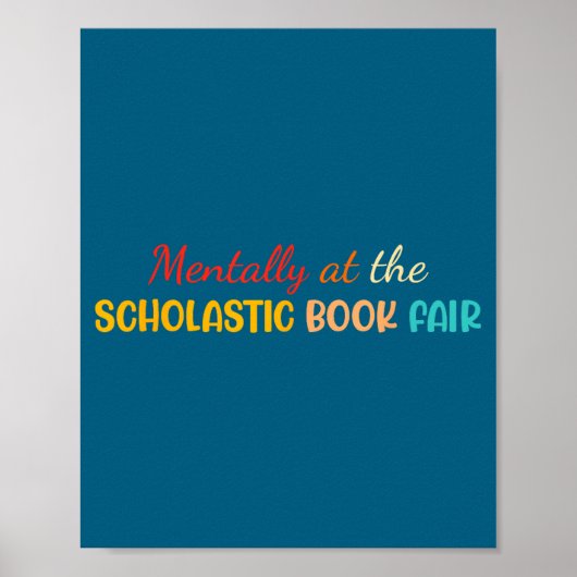 レトロな Scholastic Book Fair にいるような気分 ポスター (正面)