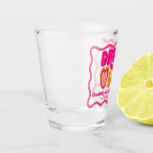 レトロなDrunk in Love独身最後の週末 ショットグラス (左)