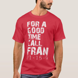 レトロなFran Grafckを呼び出すCrossFitシャツ Tシャツ