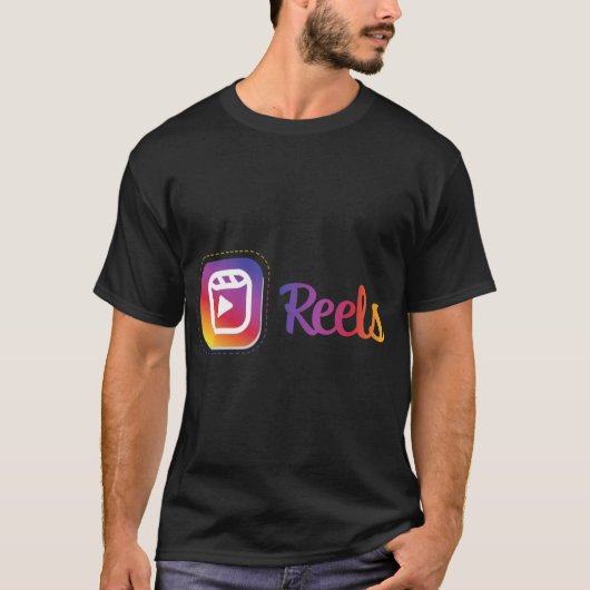 レトロなInstagramリール Tシャツ (正面)