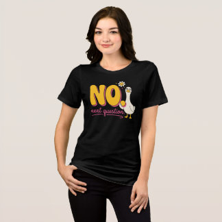 レトロなNOのTシャツ、面白い皮肉な境界ギフト トライブレンドTシャツ