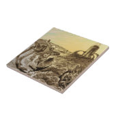 レトロなSFエイリアンの惑星建設 タイル (側面)