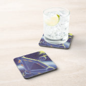 レトロなSF宇宙ステーション コースター (右側)