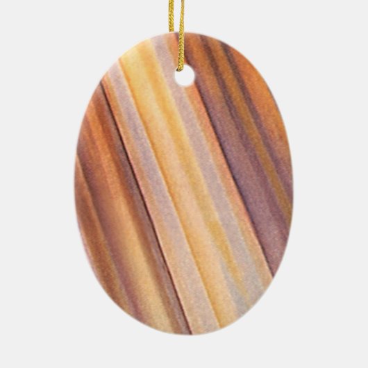 レトロなSF宇宙船ロケット, ヴィンテージイラスト - 未来の旅行と輸送のサイエンスフィクション画像 セラミックオーナメント (裏面)