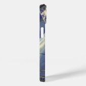 レトロなSF宇宙飛行士がロケット船に乗る Case-Mate iPhoneケース (裏面 / 右)