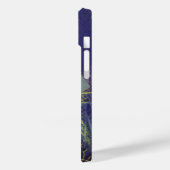 レトロなSF宇宙飛行士がロケット船に乗る Case-Mate iPhoneケース (裏面 / 左)