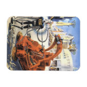 レトロなSF未来都市の異星人戦争 マグネット (横)