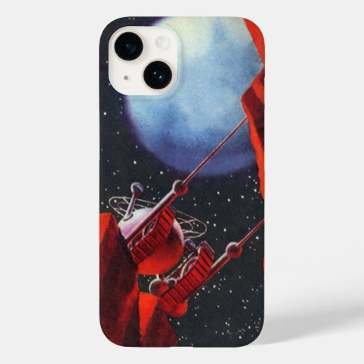 レトロなSF, キャニオン宇宙月面ローバー Case-Mate iPhoneケース (裏面)