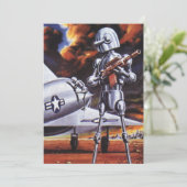 レトロなSF ミリタリー ロボット兵隊 (スタンド正面)