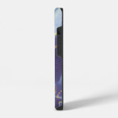 レトロなSF 宇宙ステーション iPhoneケース (左側面)