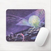 レトロなSF, 宇宙人のいる輝く球体 マウスパッド (マウス)