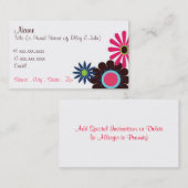 レトロによってはお母さんカードが開花します コーリングカード (正面/裏面)