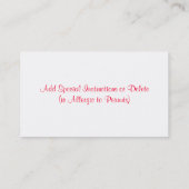 レトロによってはお母さんカードが開花します コーリングカード (裏面)