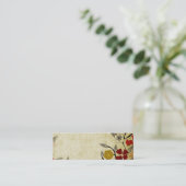 レトロによっては名刺が開花します スキニー名刺 (スタンド正面)