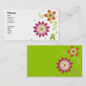 レトロによっては名刺が開花します 名刺 (正面/裏面)