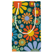 レトロによっては70sパターンが開花します スモールペーパーバッグ (正面)