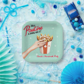 レトロにリングや輪を！モントリオールバチェロレッテ ペーパープレート (パーティー)