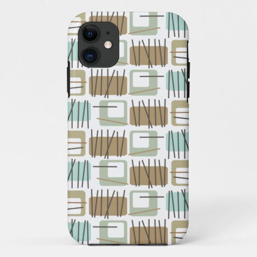 レトロのあや目陰影のパターン（の模様が）あるな穹窖ID™のiPhone 5 Case-Mate iPhoneケース (裏面)