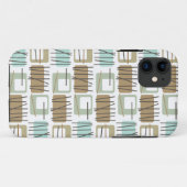 レトロのあや目陰影のパターン（の模様が）あるな穹窖ID™のiPhone 5 Case-Mate iPhoneケース (裏面(横))