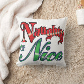 レトロのいけなクリスマスまたは素敵な赤い緑の文字 クッション (ブランケット)