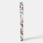 レトロのいけなクリスマスまたは素敵な赤い緑の文字 Case-Mate iPhoneケース (裏面 / 左)