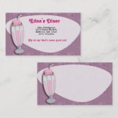 レトロのいちごのミルクセーキ 名刺 (正面/裏面)