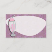 レトロのいちごのミルクセーキ 名刺 (裏面)