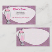 レトロのいちごのミルクセーキ 名刺 (正面/裏面)