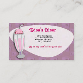 レトロのいちごのミルクセーキ 名刺