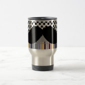 レトロのおもしろいで粋な髭の口ひげStache トラベルマグ (中央)