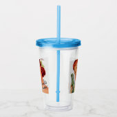 レトロのおもしろいなソーダ広告の冗談 アクリルタンブラー (右)