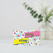 レトロのおもしろいの個人的な接触カード名刺 コーリングカード (スタンド正面)