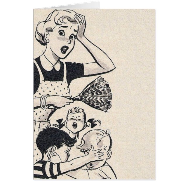 レトロのお母さん-他の人々の子供、 (正面)