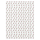 レトロのさくらんぼの麻布のテーブルクロス テーブルクロス (正面)