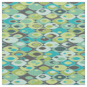 レトロのさざ波 ファブリック (クローズアップ)