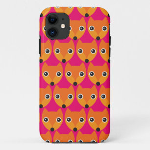 レトロのずるい孤の女性パターンiphone 5の場合 iPhone 11 ケース