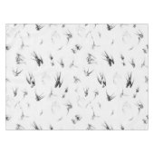レトロのつばめの鳥の自然動物 テーブルクロス (正面(横))